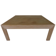 Lane Inlaid Wood Coffee Table