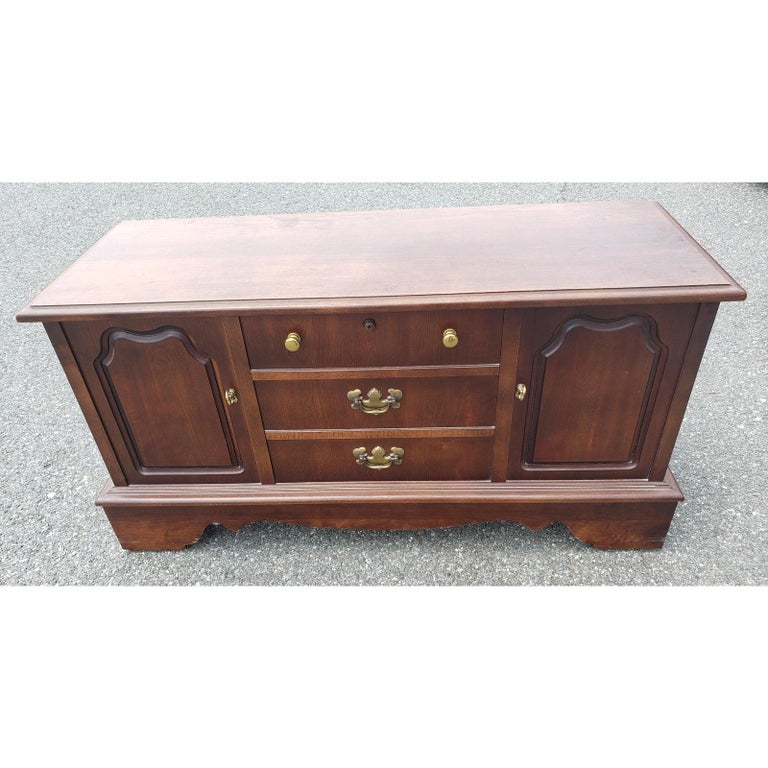 Lane Mahogany Cedar Blanket Chest at 1stDibs
