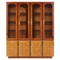 Lane Mid Century Burlwood Kredenz und Hutch