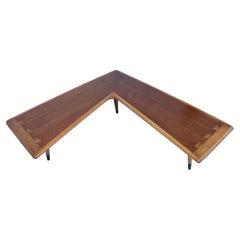 Lane Mid-Century Modern Boomerang Coffee Table Designed by Andre Bus