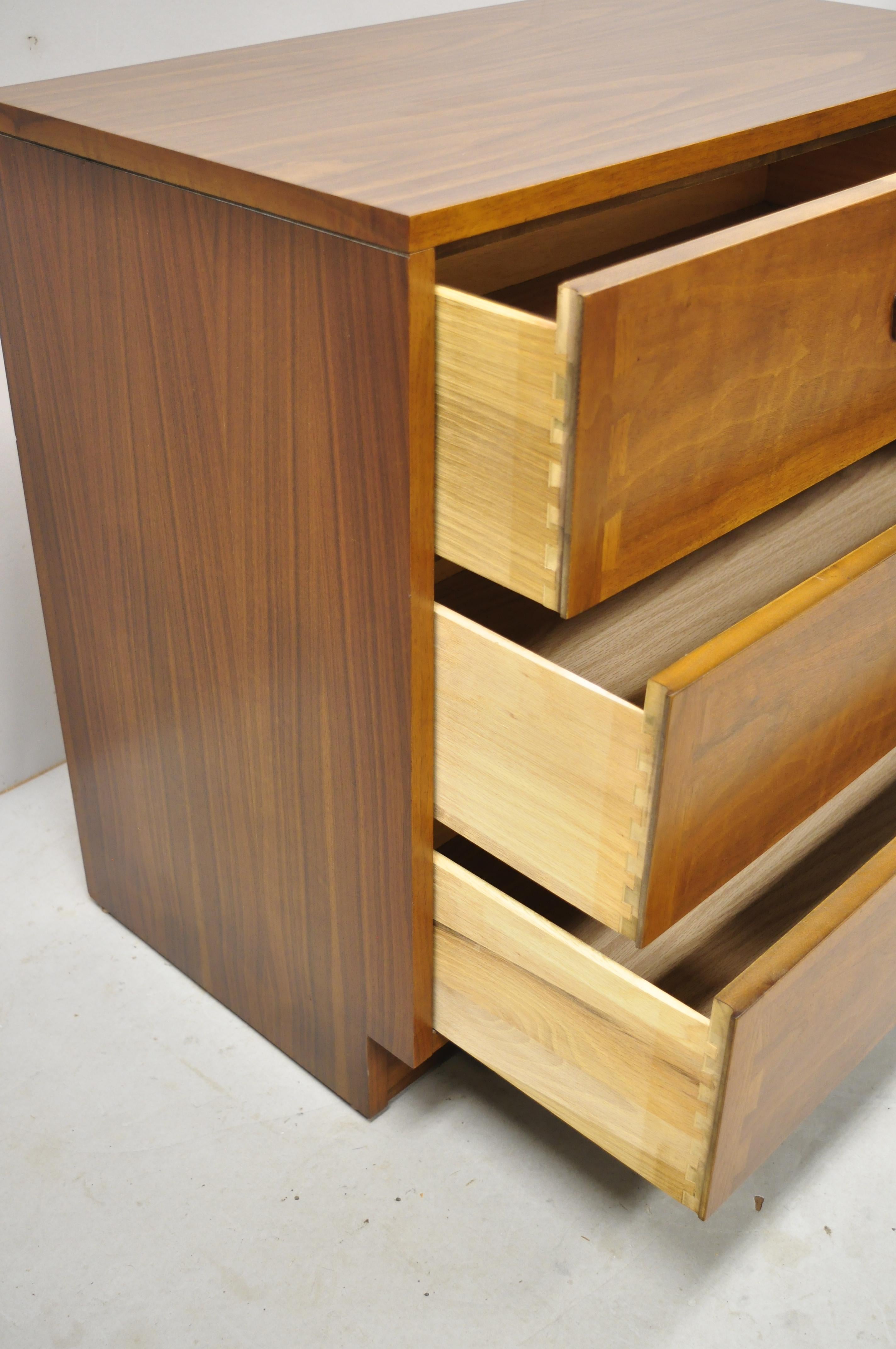 mid century modern 3 drawer dresser