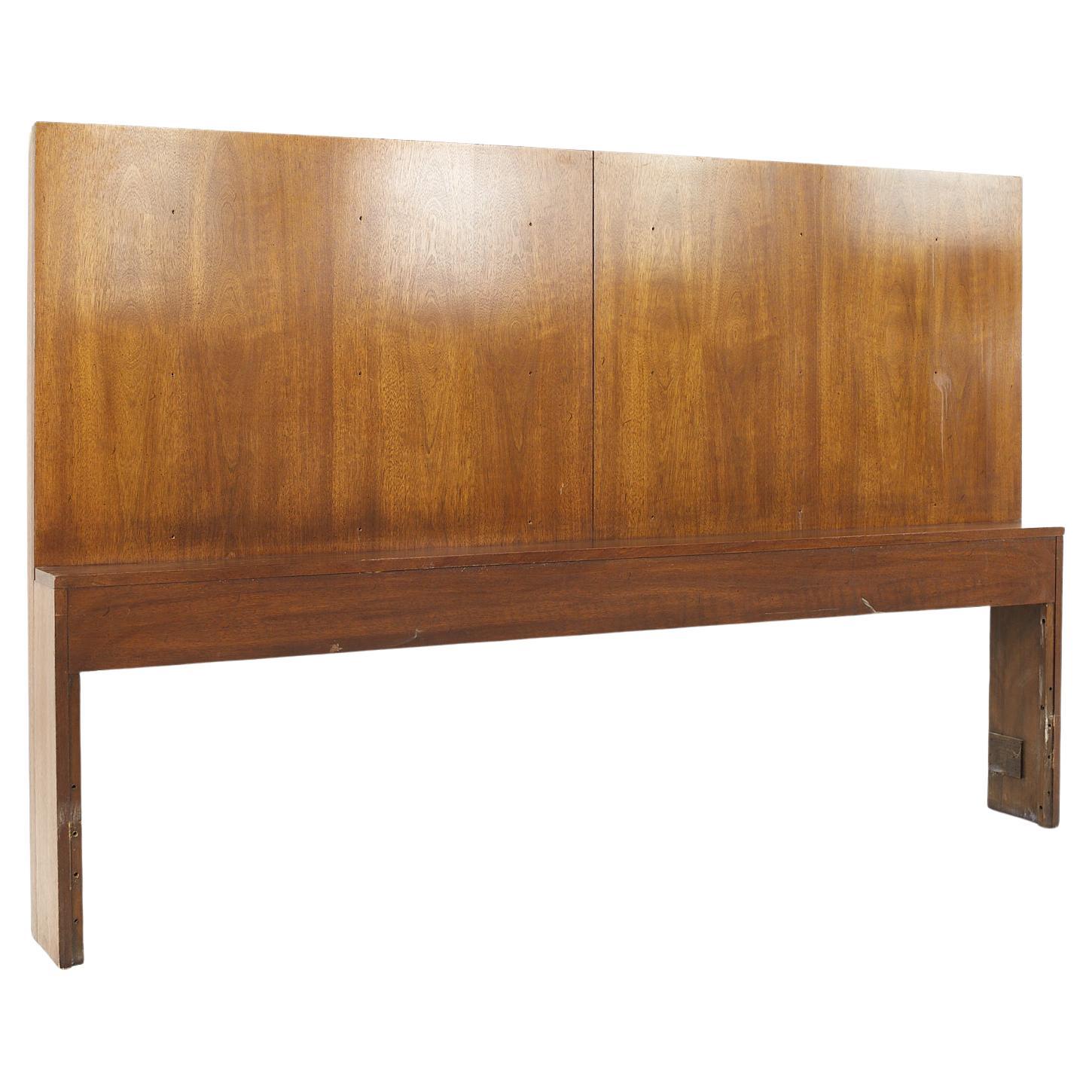 Lane Mid-Century Walnut King Headboard