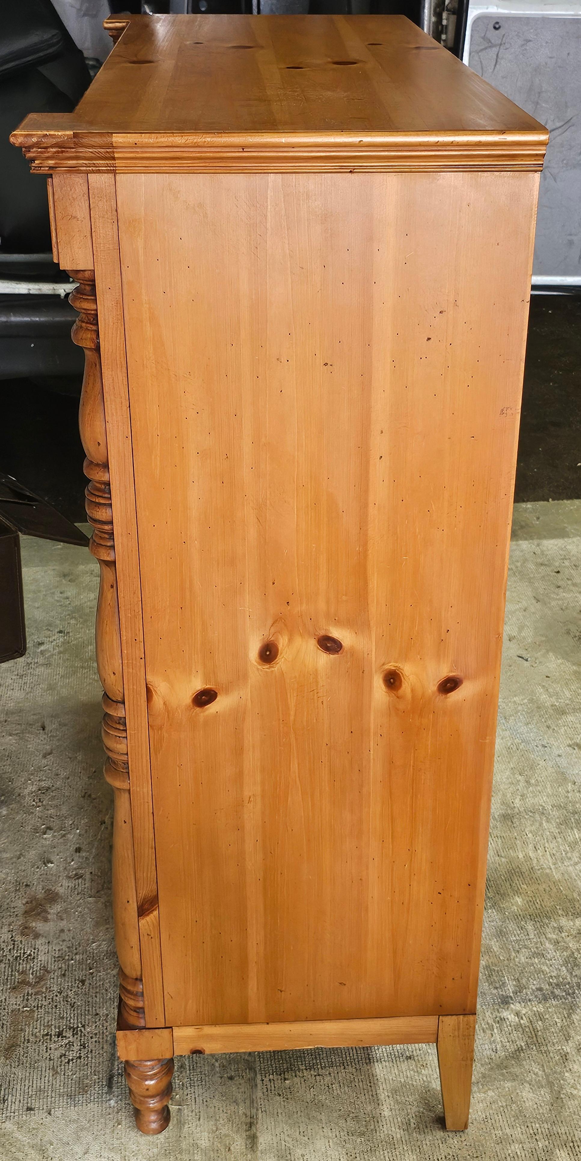 Lane Museum of American Folk Art, Authentic Reproduction Pine Cabinet Armoire For Sale 5
