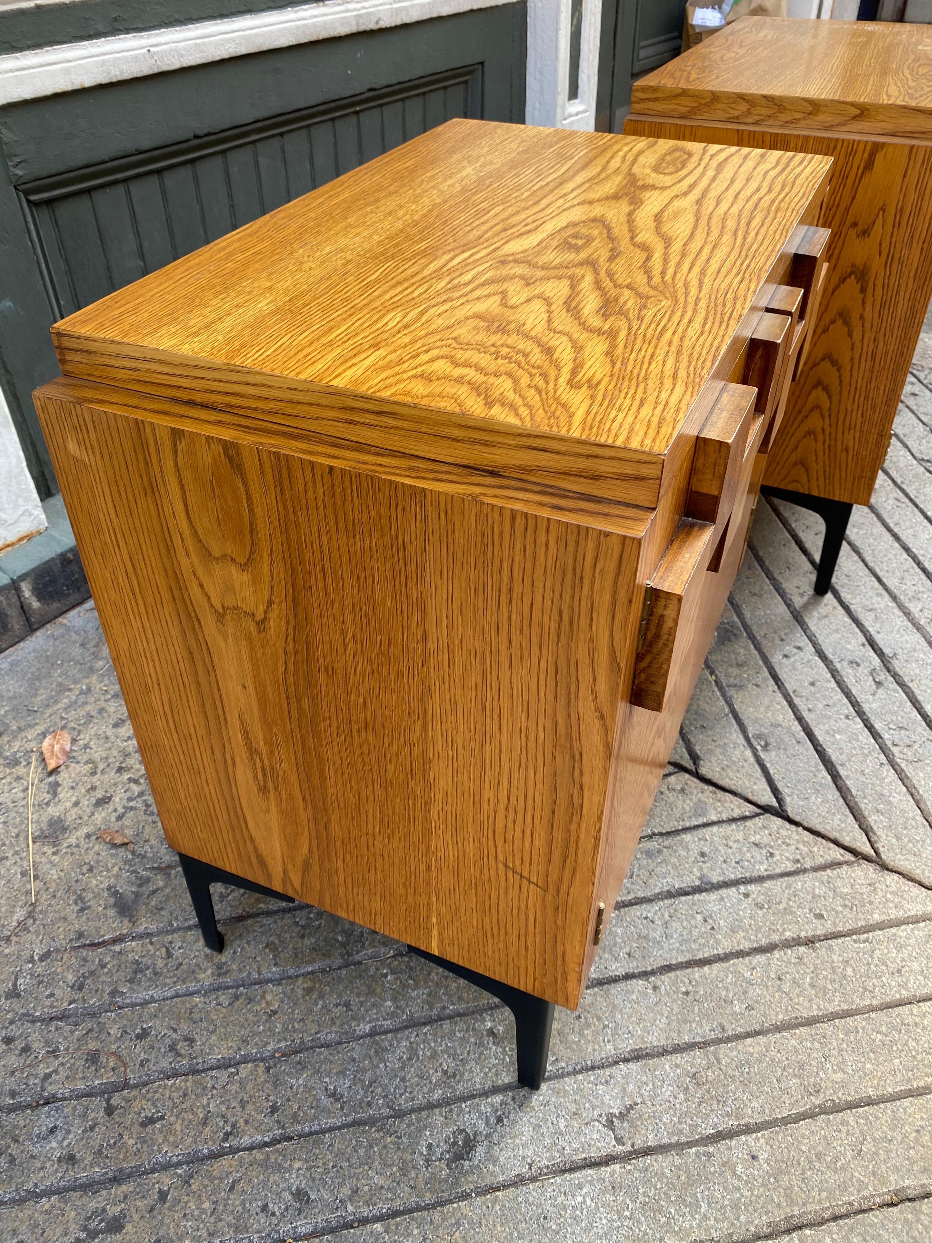 Mid-Century Modern Lane Pair of End Tables or Nightstands