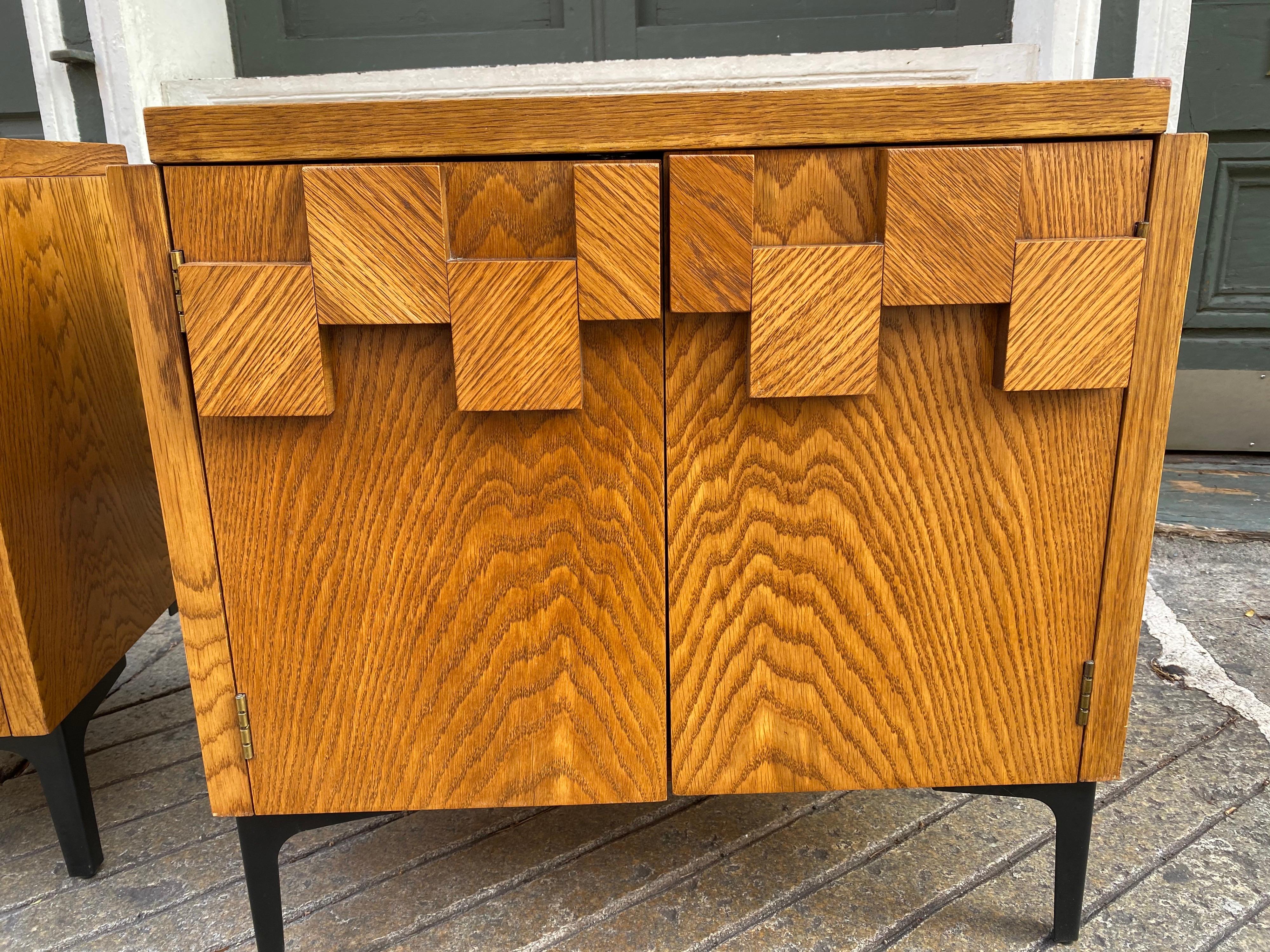 Mid-20th Century Lane Pair of End Tables or Nightstands