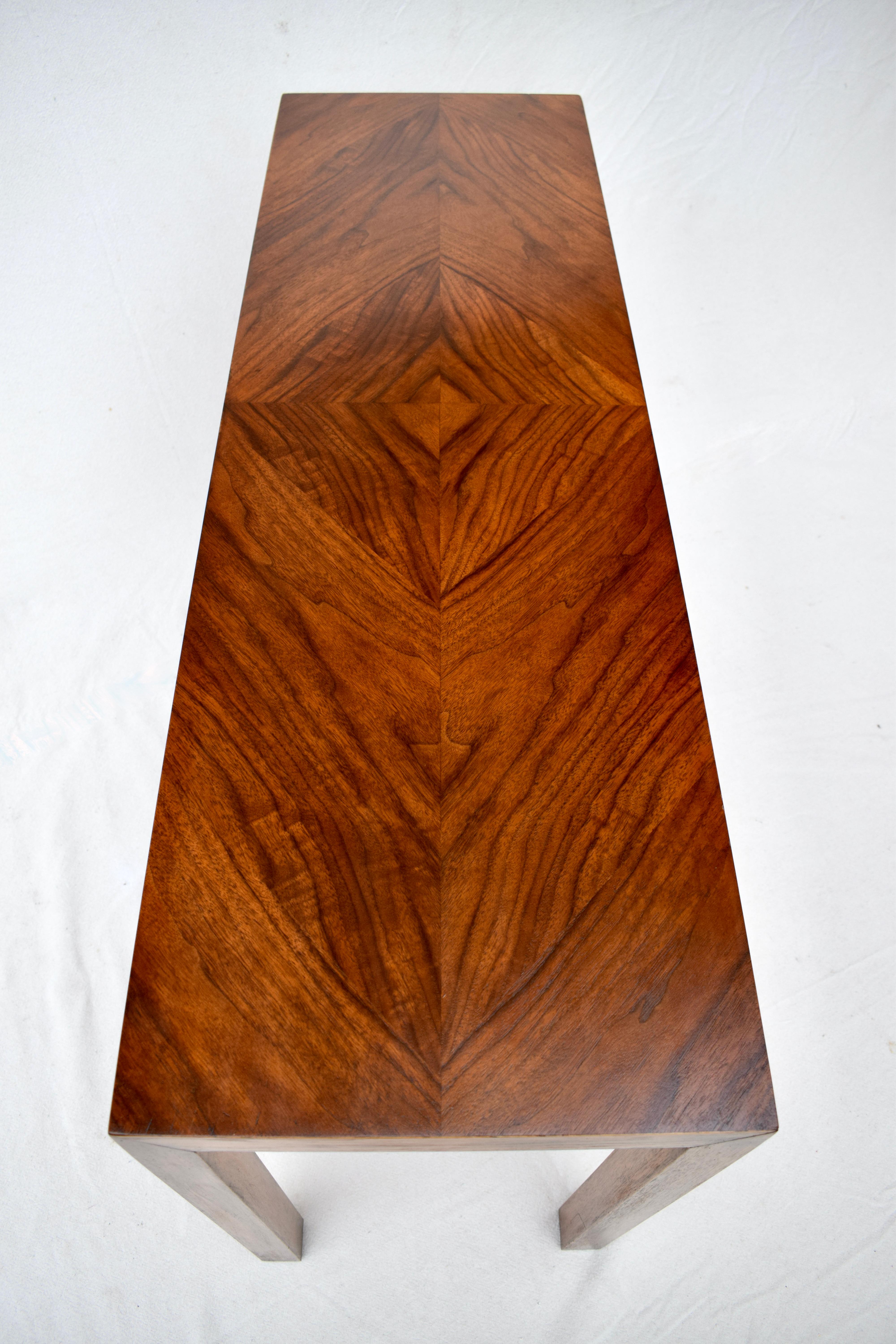 Lane Altavista Parsons Console Table in the Manner of Milo Baughman For Sale 1