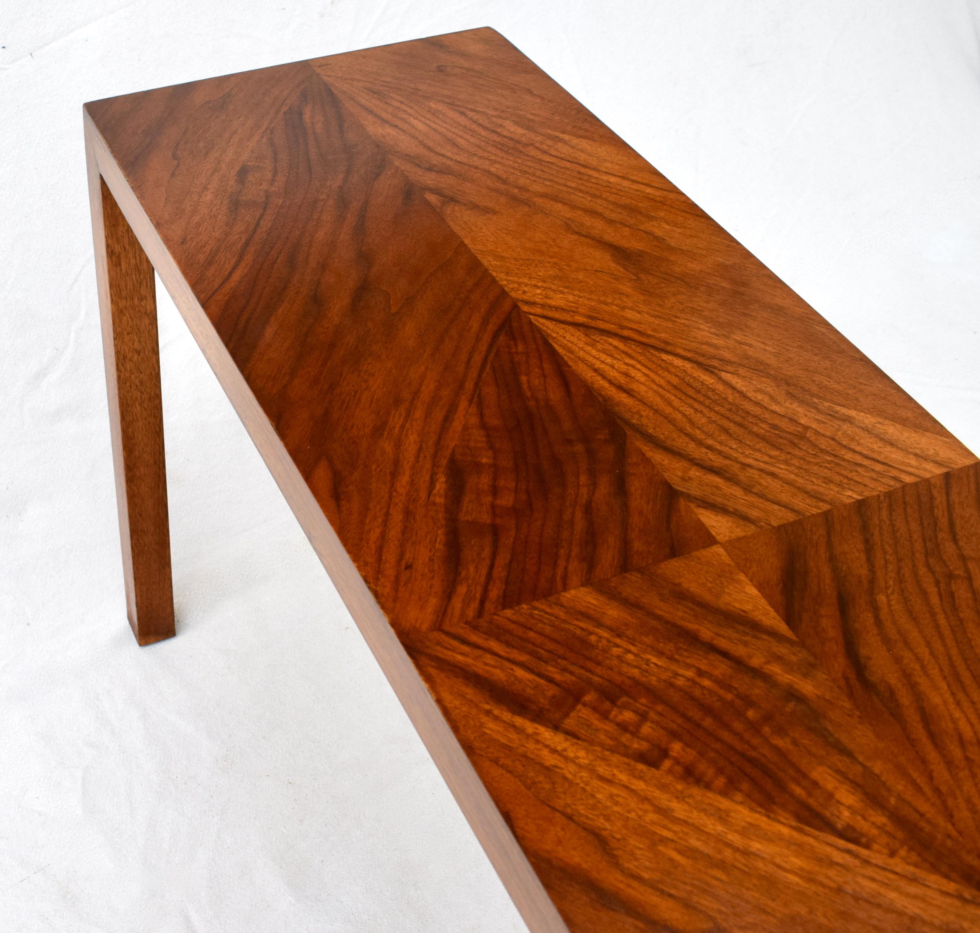 Lane Altavista Parsons Console Table in the Manner of Milo Baughman For Sale 2