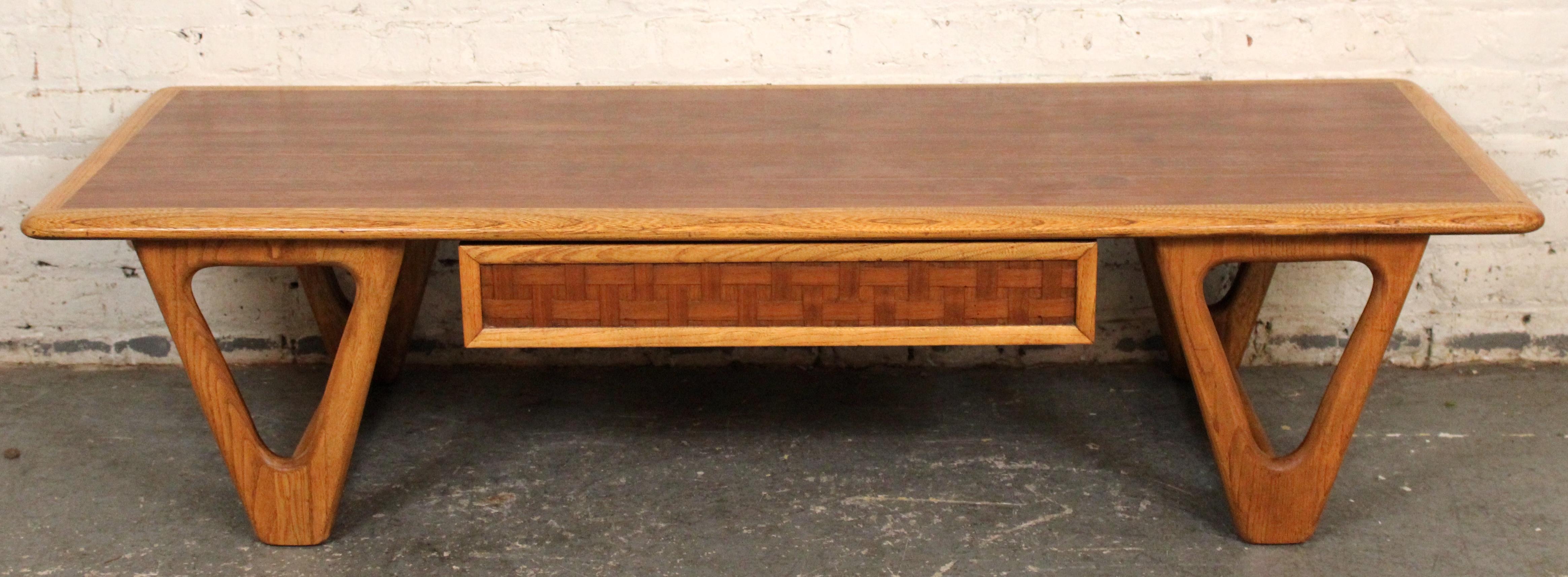 Sleek and sculptural, this 1964 Lane 