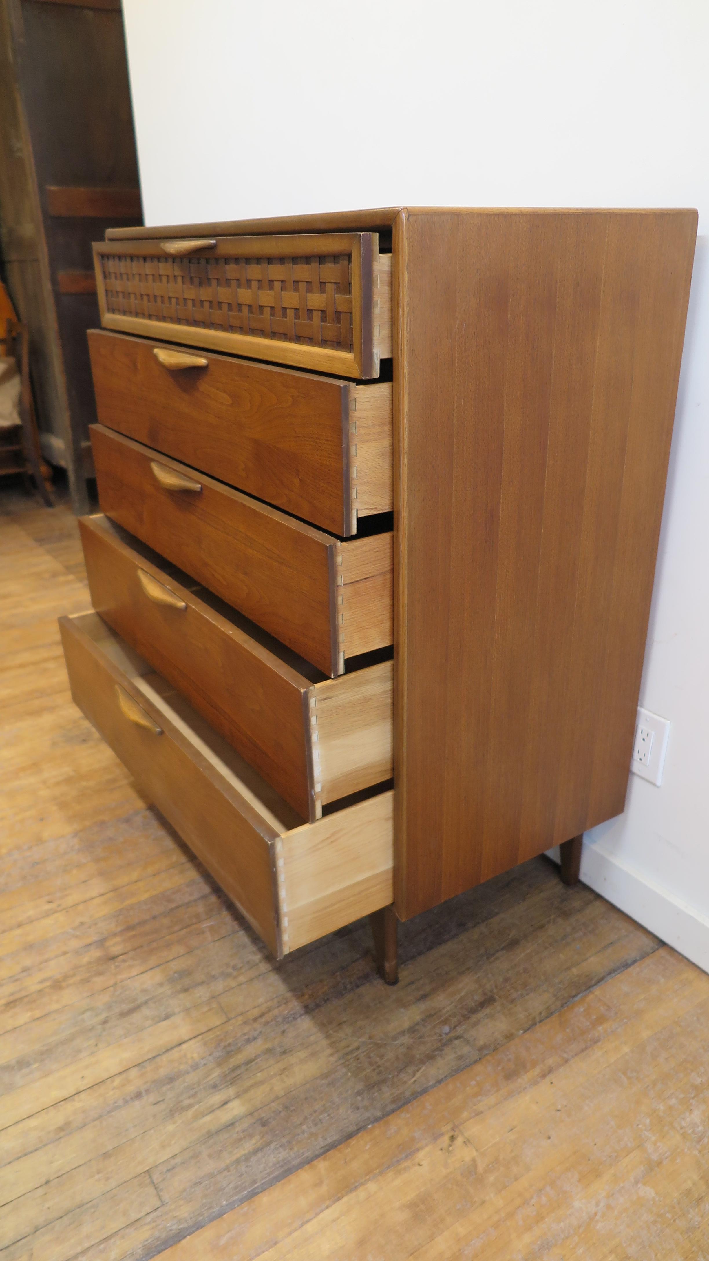 Lane Mid-Century Modern Perception Highboy Dresser 1