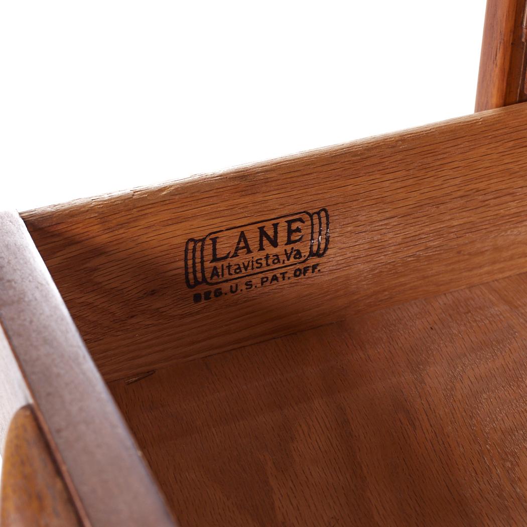 Lane Buffet Lane Perception Mid Century Buffet and Hutch For Sale at 1stDibs