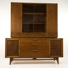 Lane Perception Mid Century Credenza Buffet with Optional Hutch