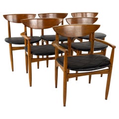 Lane Perception Mid Century Dining Chairs, Set of 6