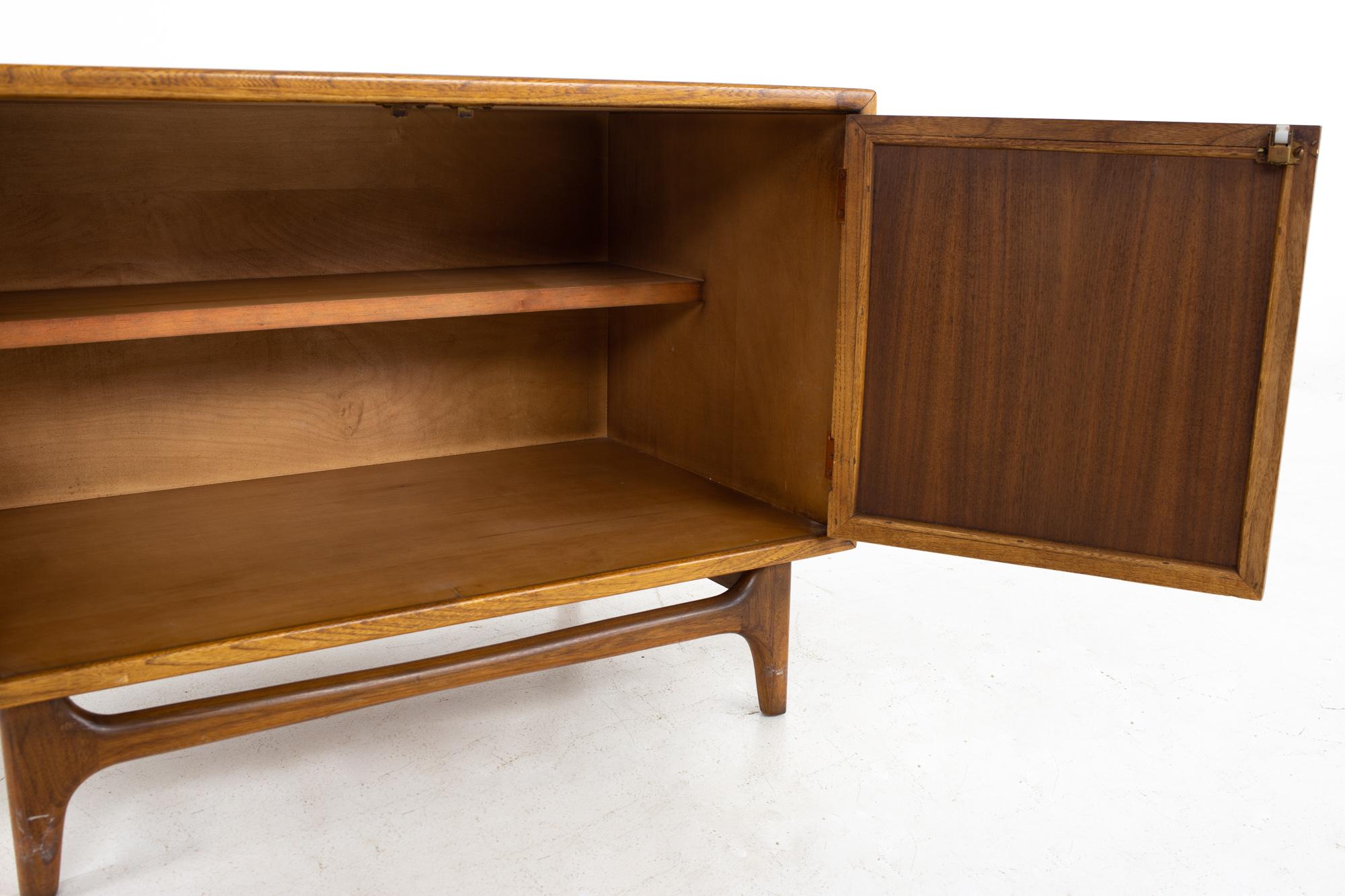Lane Perception Mid Century Nightstands or Record Cabinets, a Pair 1