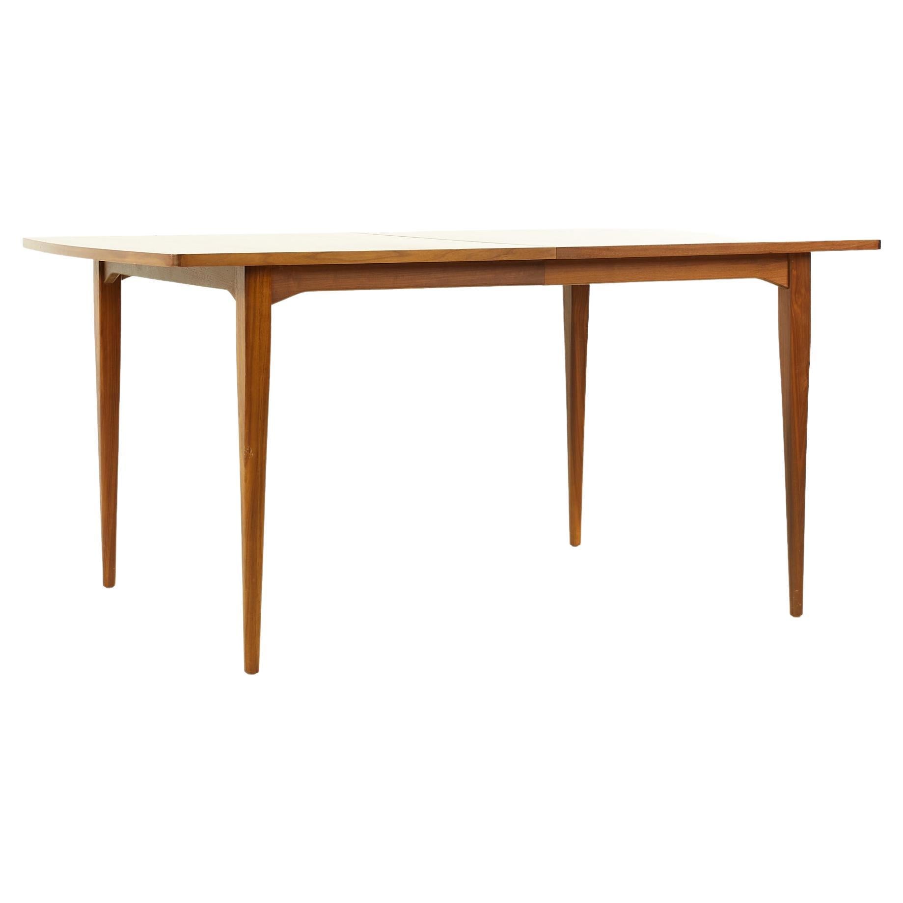 MidCentury Modern Lane "Rhythm" Dining Table with Table Leaves For