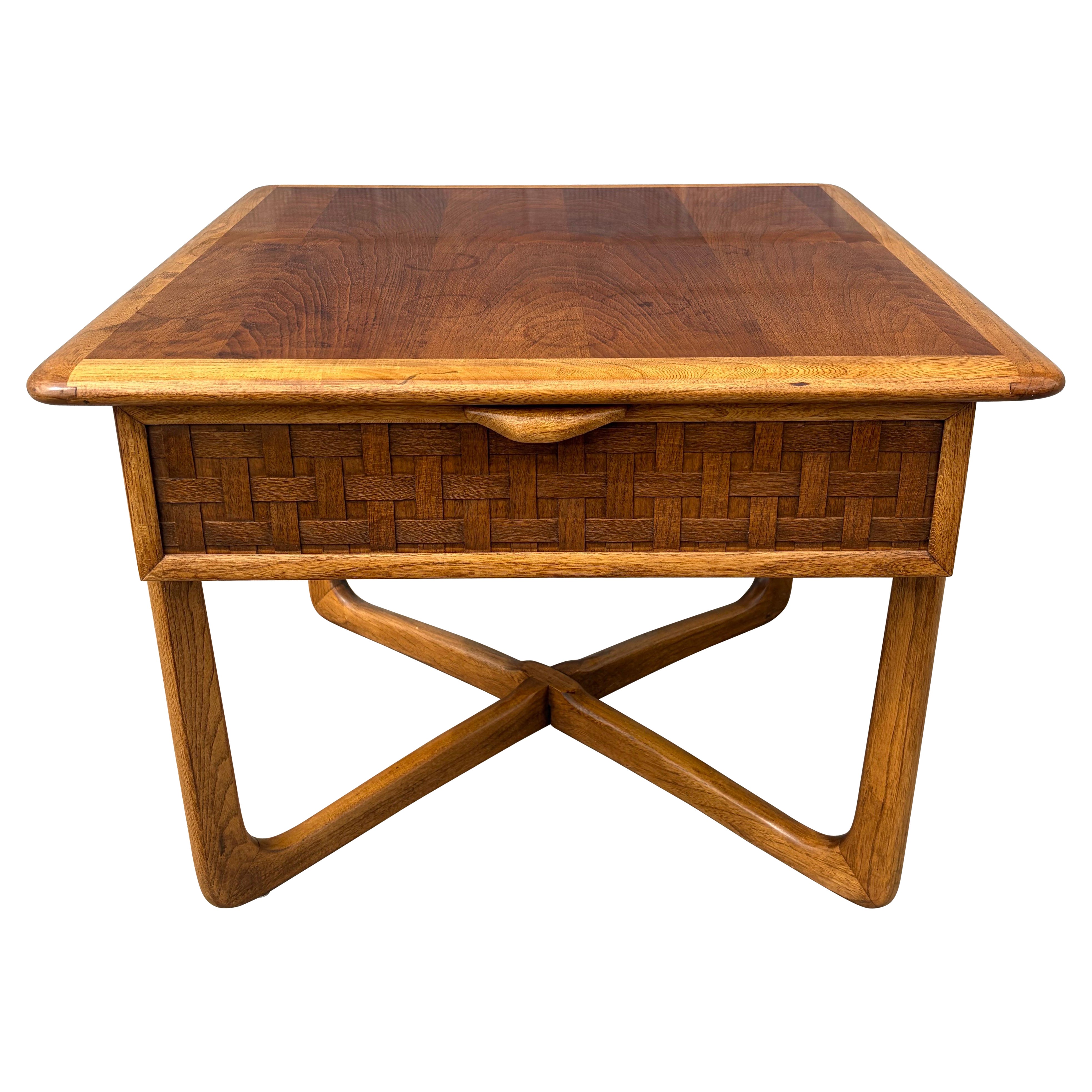 Mid-Century Modern Side Table by Lane Furniture, Walnut, USA, 1965