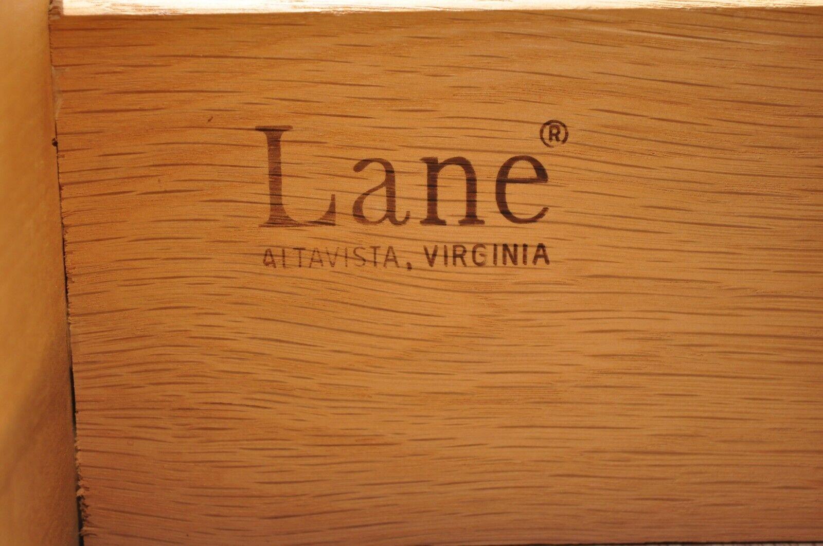 Lane Percepton Altavista Walnut 6 Drawer Dresser with Laminate Top For Sale 4