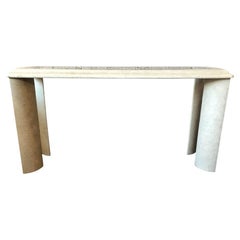 Lane Postmodern Plaster Sofa Console Table