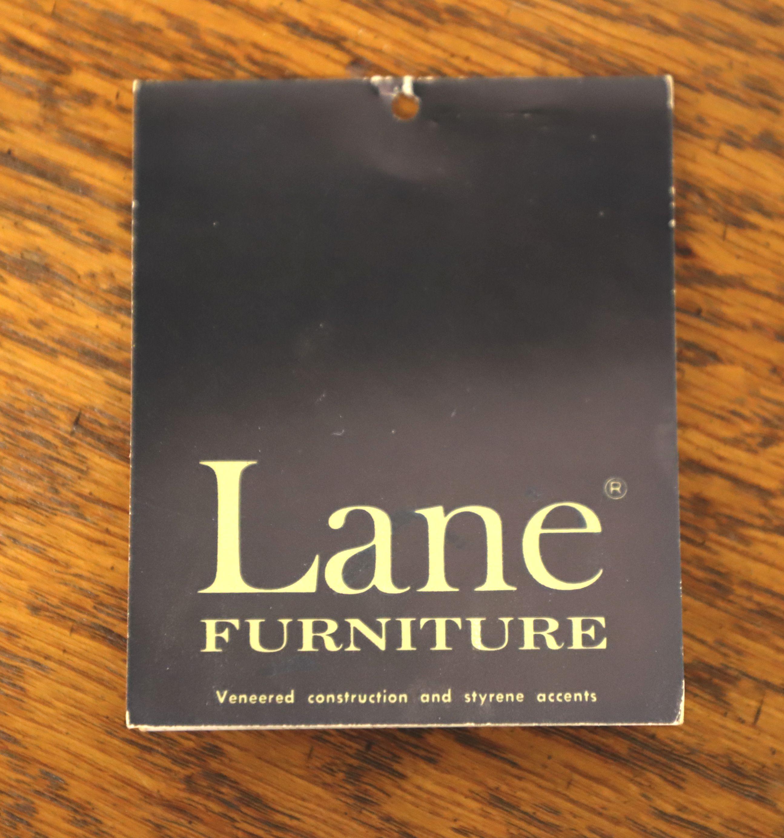 LANE Pueblo Oak Mid 20th Century Brutalist Nightstands - Pair For Sale 6