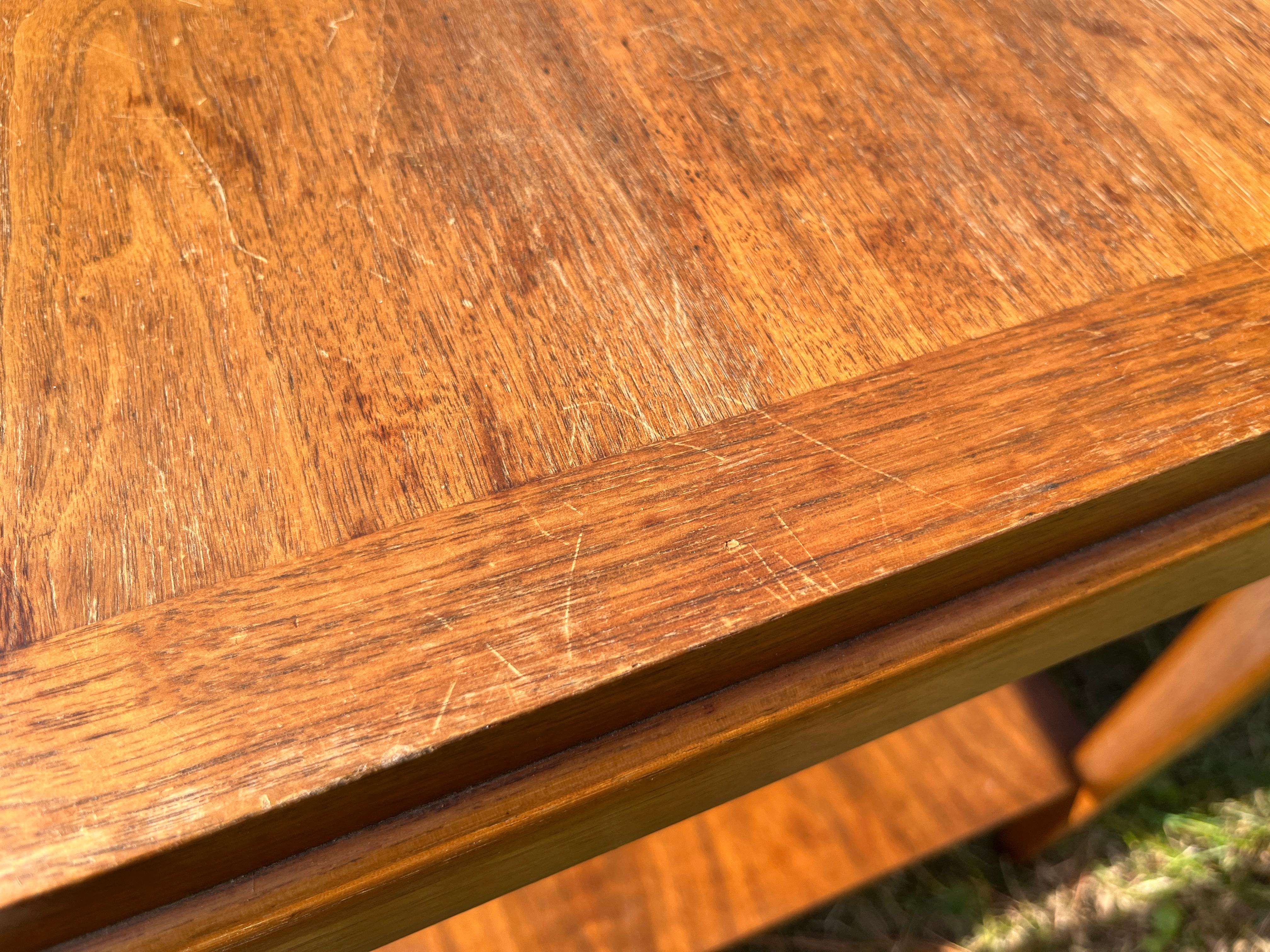 Lane Rhythm Mid-Century Modern Two-Tiered Walnut Side Table 1