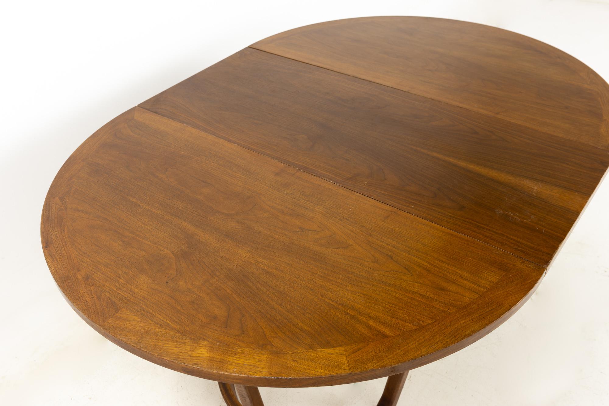 Lane Rhythm Mid Century Round Dining Table In Good Condition In Countryside, IL