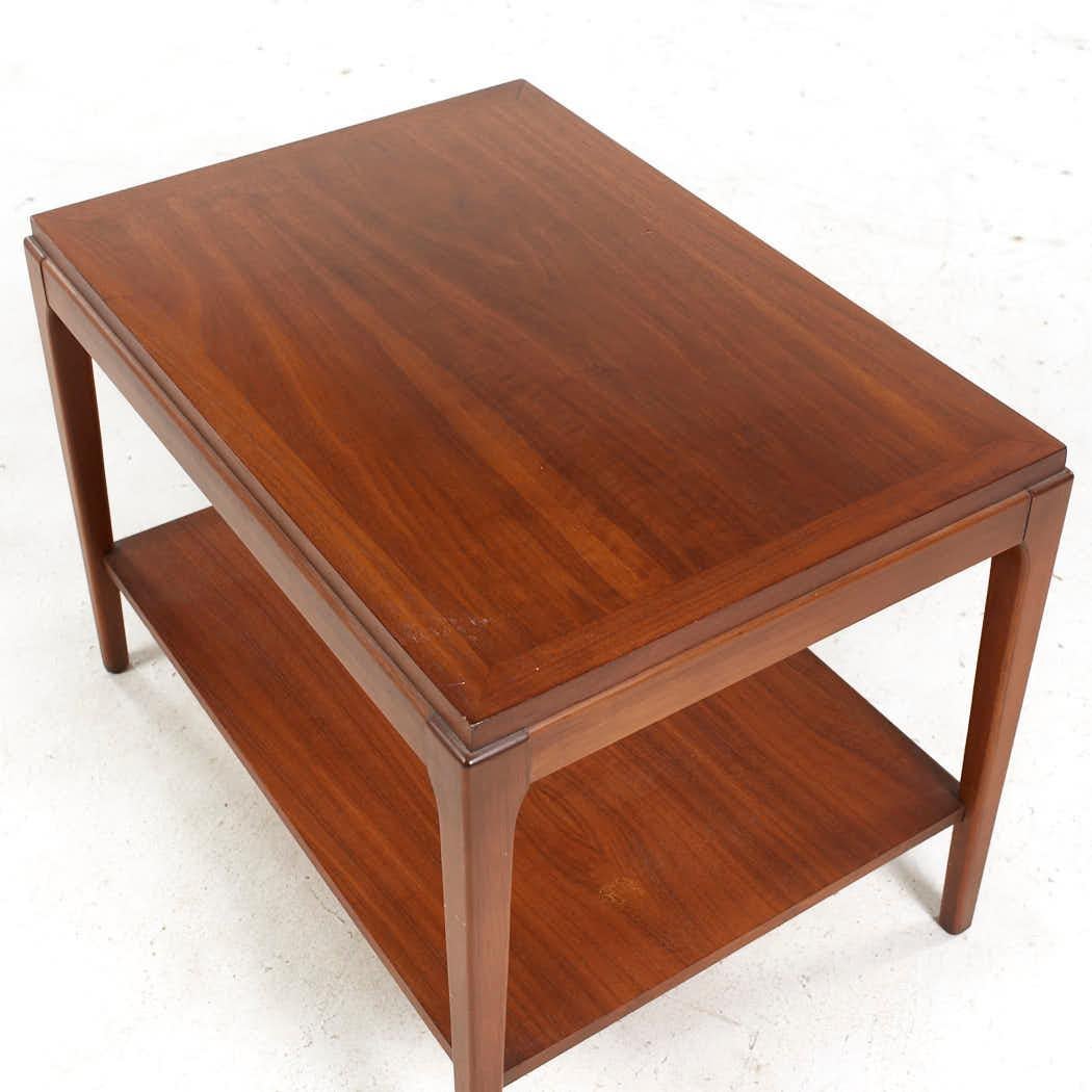 Late 20th Century Lane Rhythm Mid Century Walnut End Table