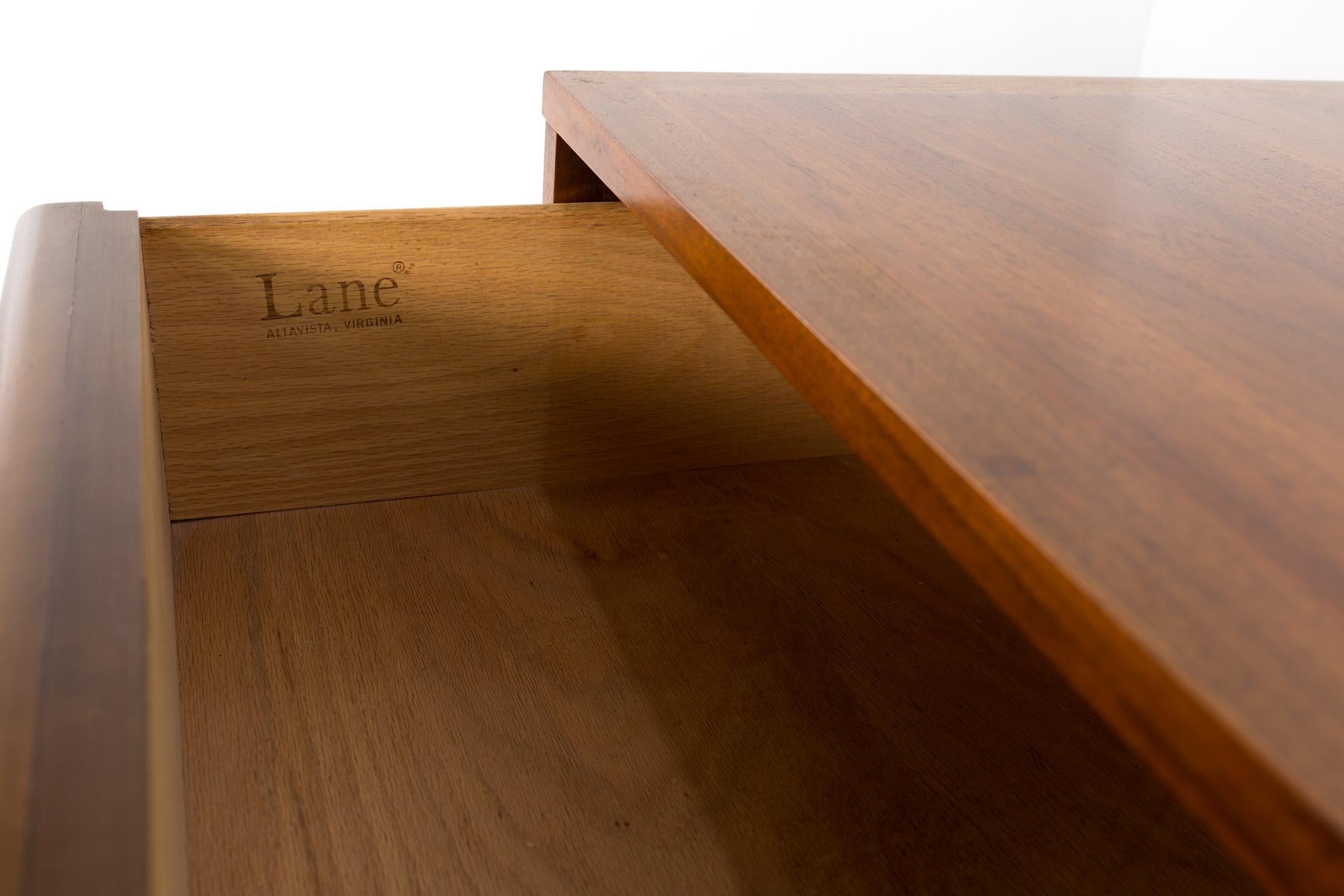 Lane Rhythm Paul McCobb Style Mid-Century 9 Drawer Lowboy Dresser 3