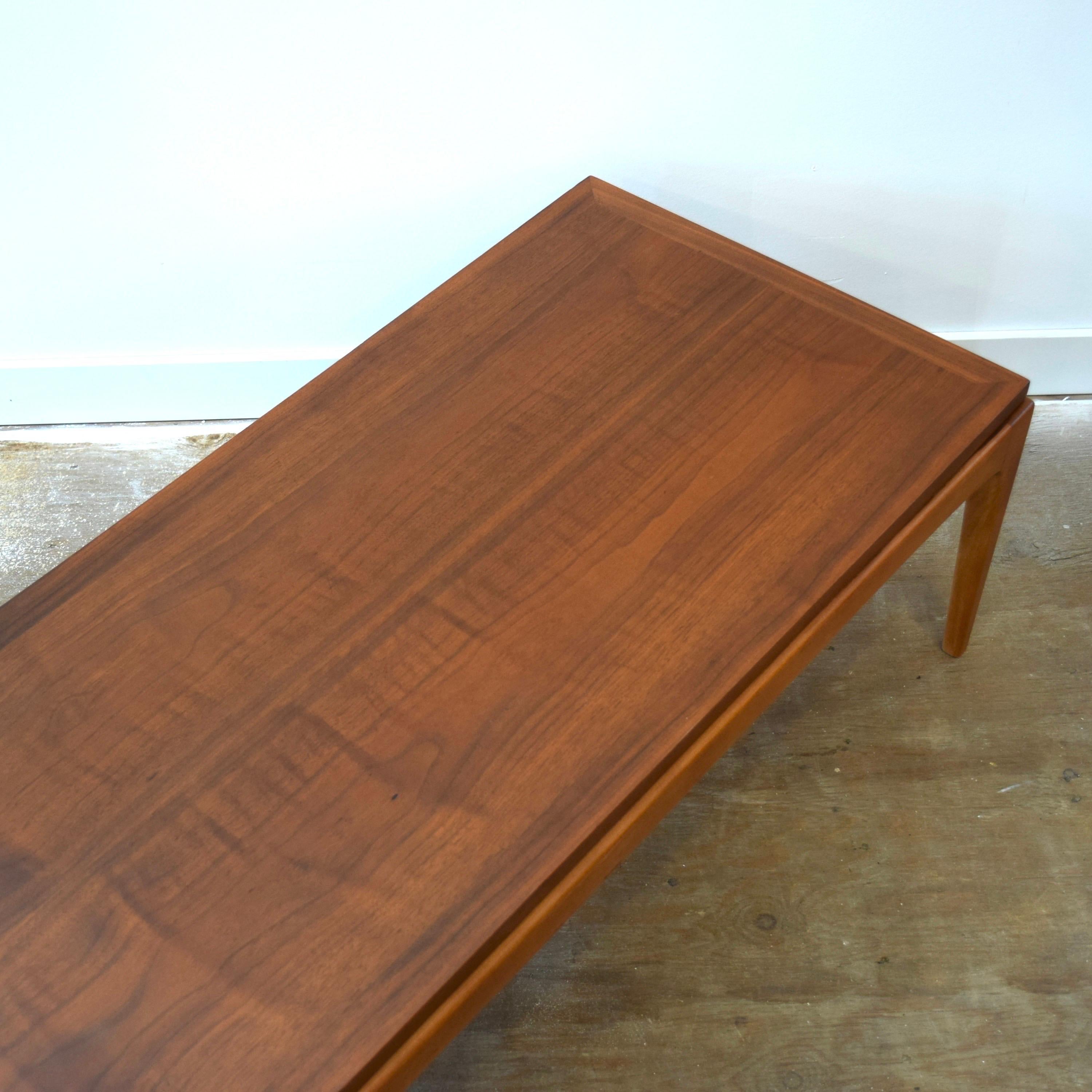 Lane Rhythm Walnut Coffee Table For Sale 1