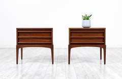 Lane "Rhythm" Walnut Night Stands