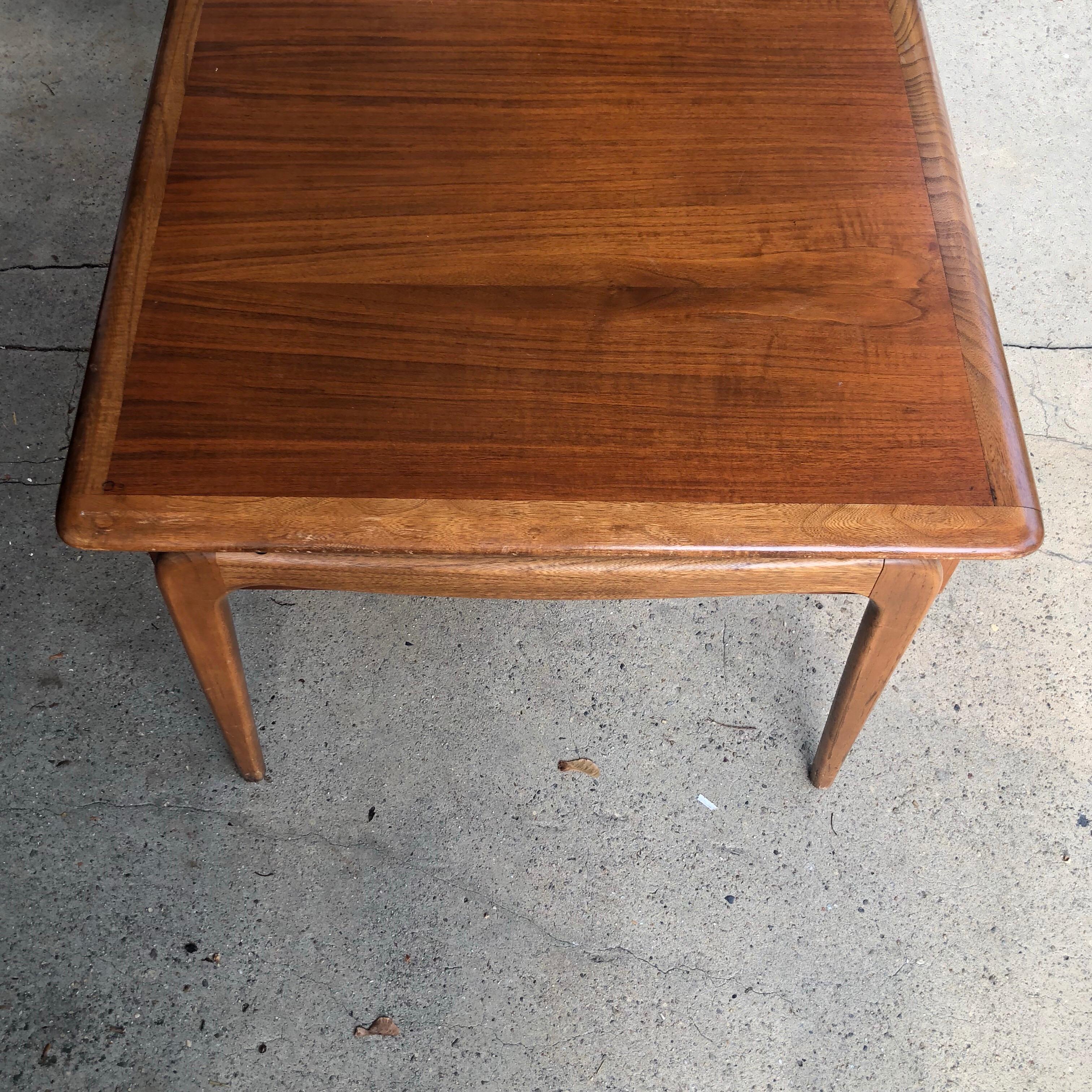 American Lane Solid Walnut Coffee or Cocktail Table