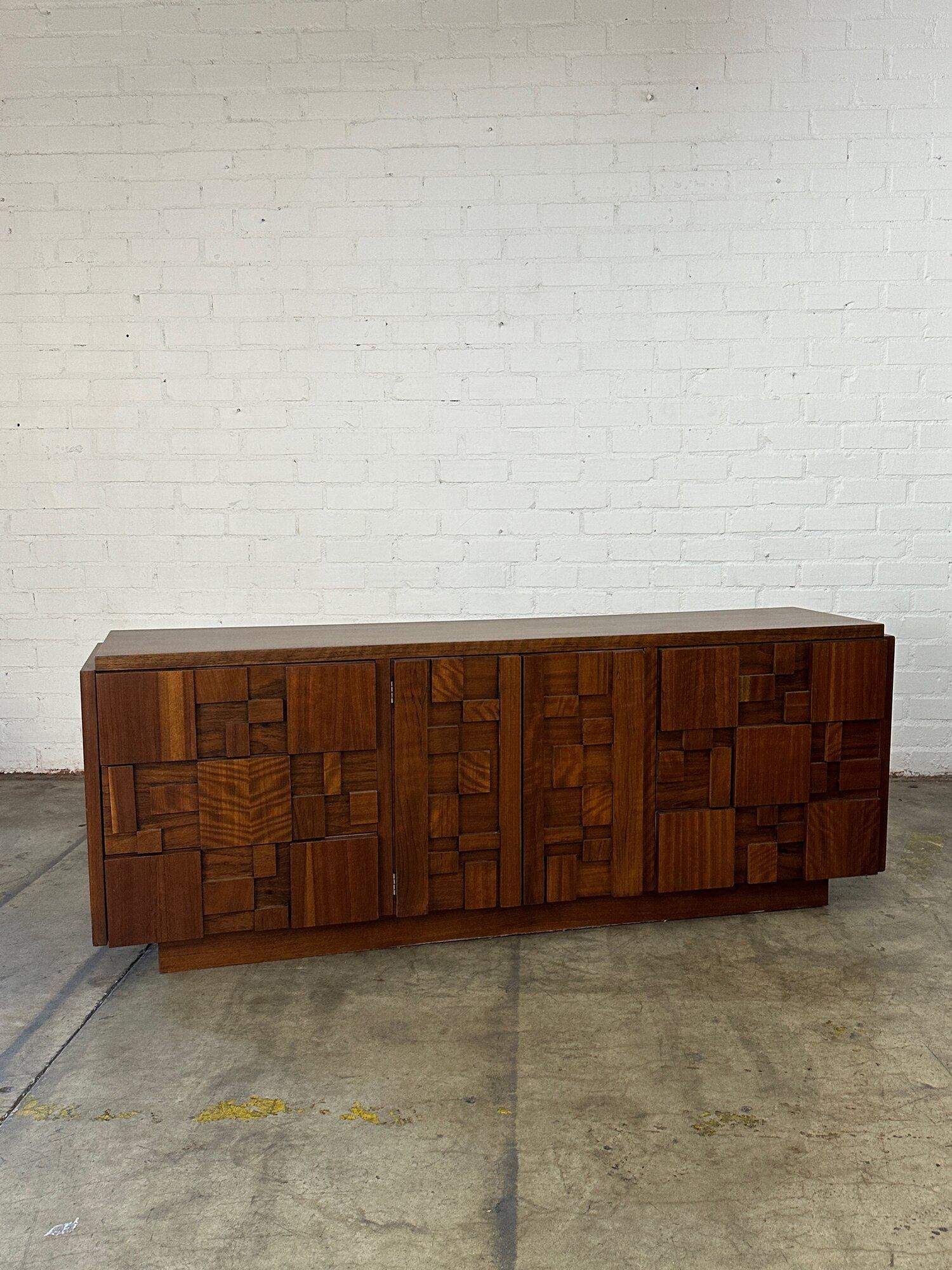 Lane Staccato Brutalist Dresser 2