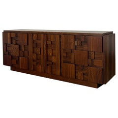 Lane Staccato Brutalist Dresser