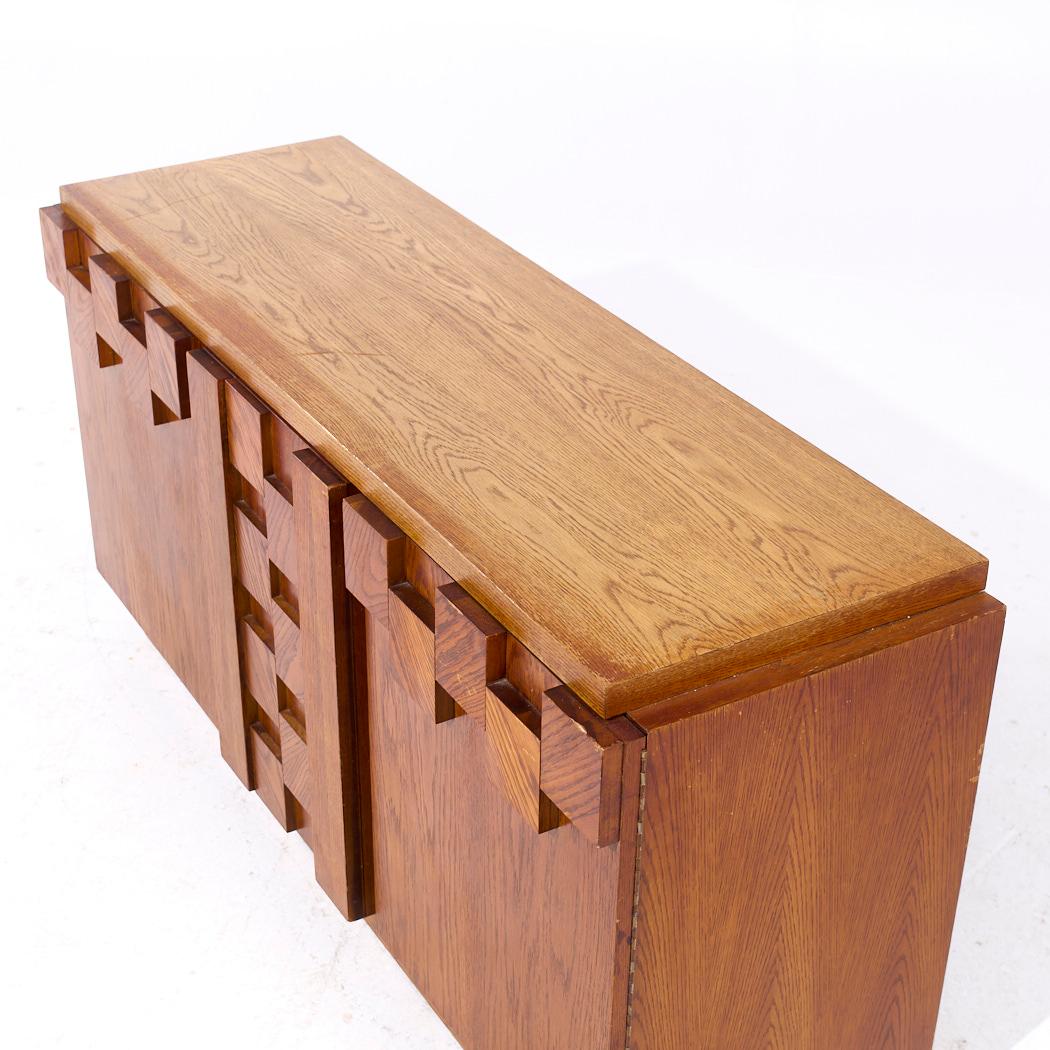 Late 20th Century Lane Staccato Mid Century Cabinet For Sale