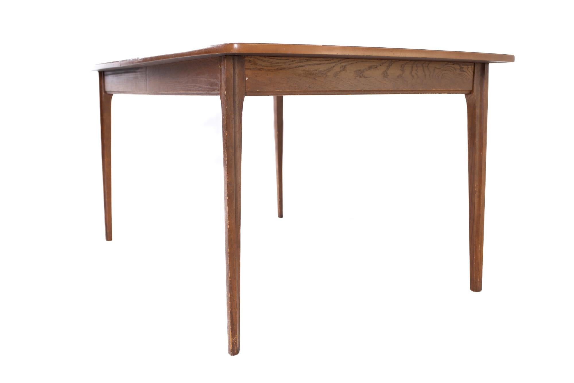 American Lane Style Mid-Century Laminate Top Dining Table For Sale