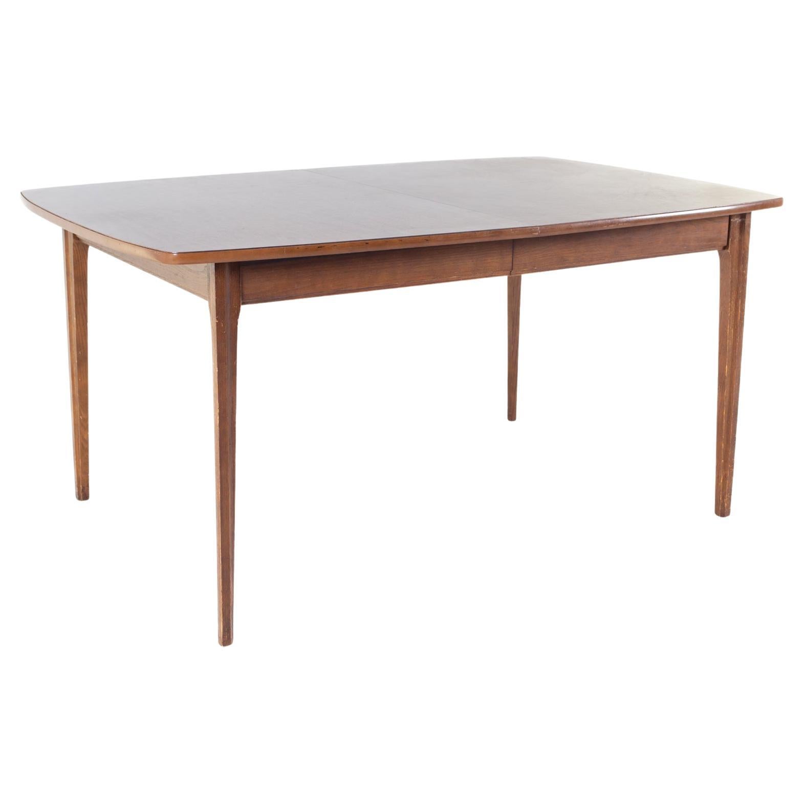 Lane Style Mid-Century Laminate Top Dining Table For Sale