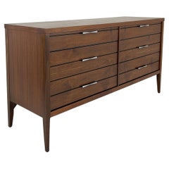 Lane Tuxedo Black Walnut Double Dresser