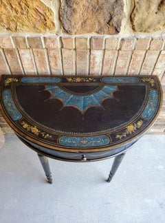 Lane Venture Bespoke Adam Style Raymond Waites Demilune Table