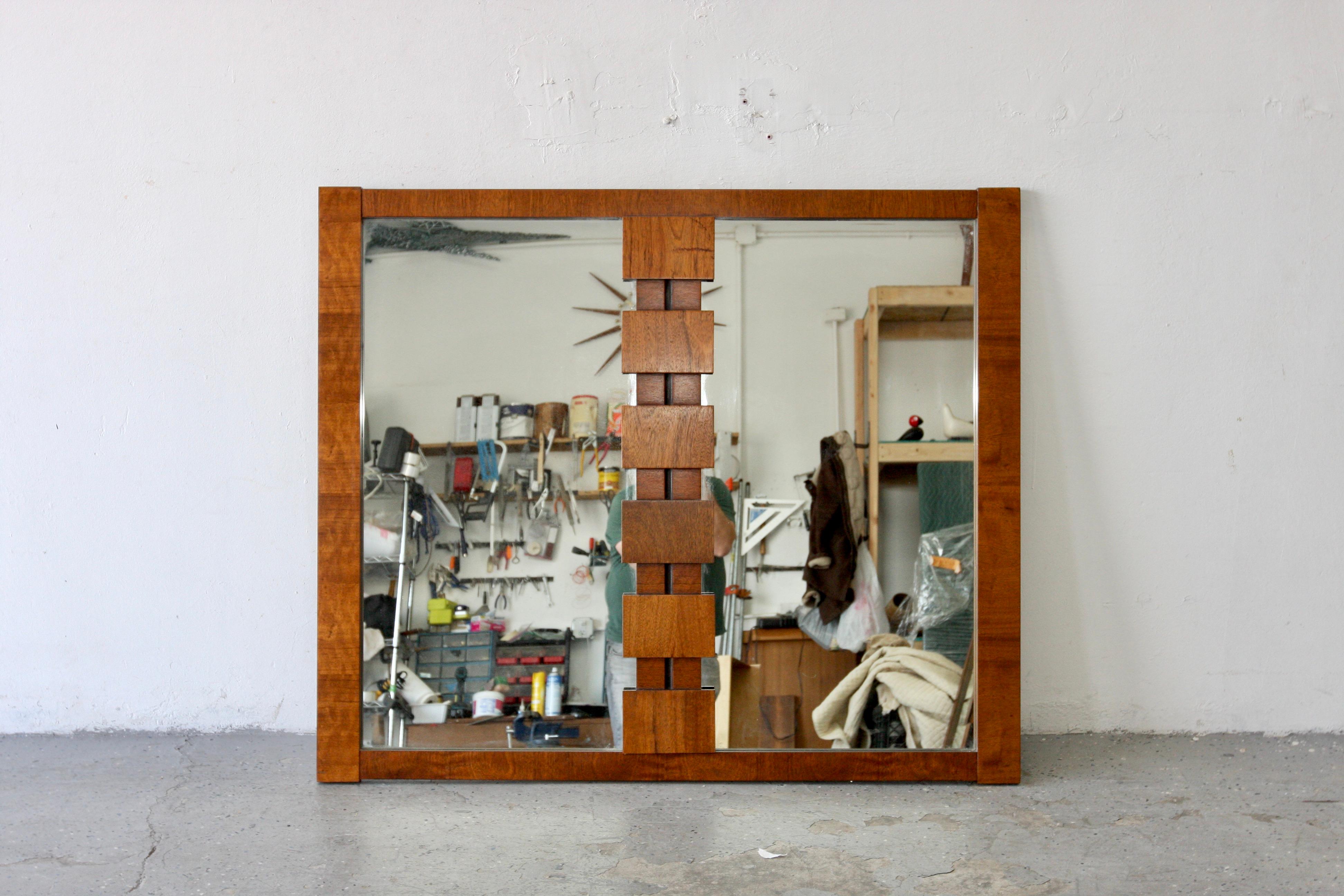 LANE VINTAGE BRUTALIST MID CENTURY WALNUT STACCATO DOUBLE MIRROR


Make a statement with this fantastic double mirror by Lane from the “Staccato” line, c. 1970. This is a wonderful, striking brutalist design in walnut and walnut veneers.


Credenza,