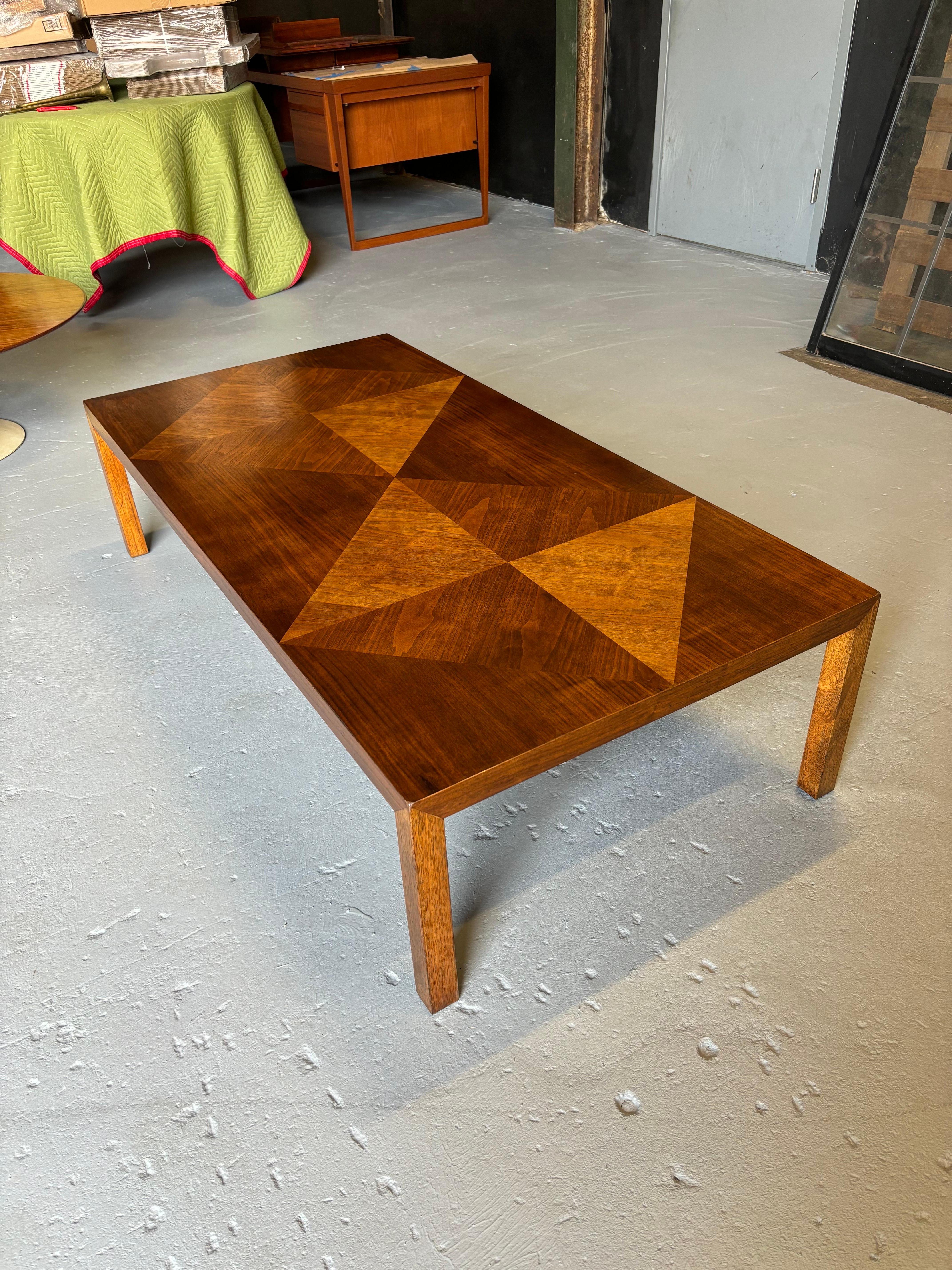 Mid-20th Century Lane Walnut Coffee Table