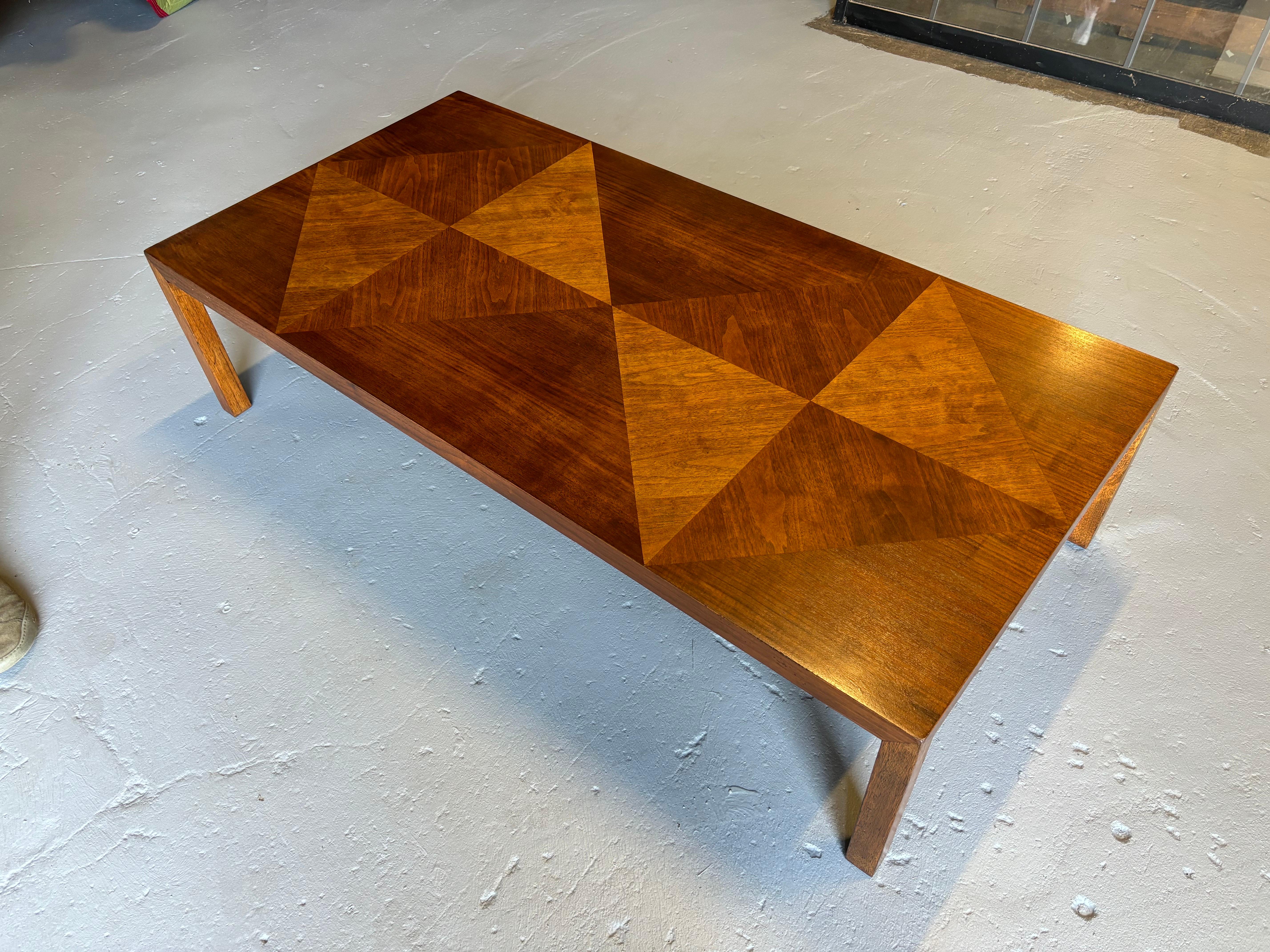 Lane Walnut Coffee Table 1