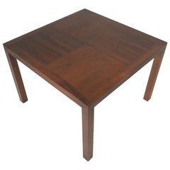 Retro Lane Walnut Coffee Table with Contrasting Grain Walnut Top