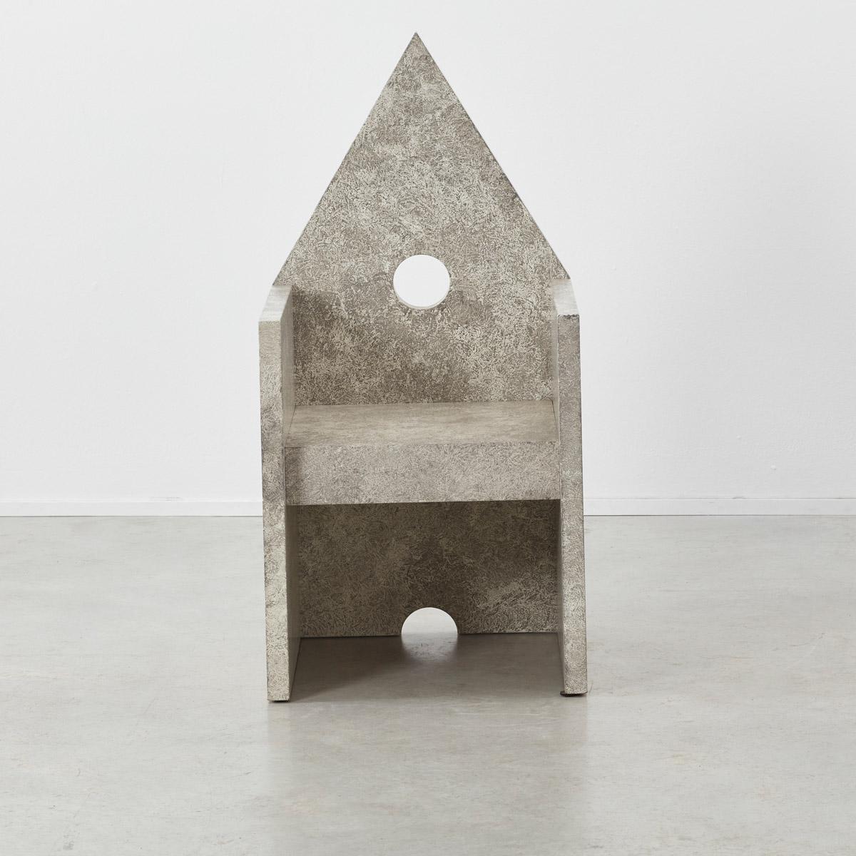 Post-Modern Lanfranco Benvenuti ‘Vescovina’ chair for Meccani Design - Italy, 1986 For Sale