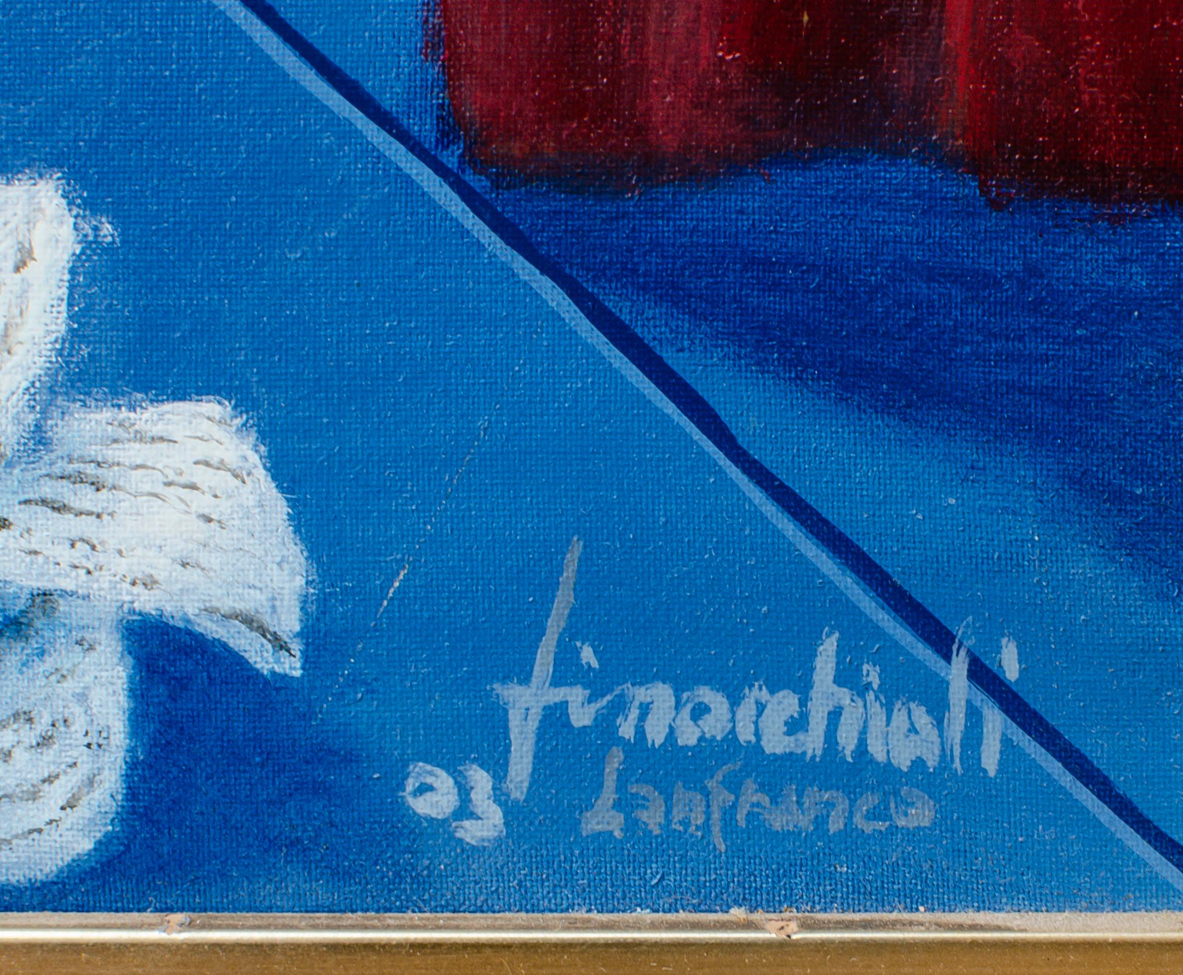 Paysage surréaliste de l'artiste italien Lanfranco Finocchioli en vente 3