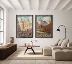 Langeais c1927 French Travel Advertising Poster, Constant Duval