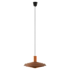 Lámpara de techo Langelinie en cobre, de Poul Henningsen, década de 1950