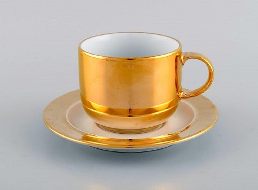 Art déco Service à café pour deux personnes en porcelaine de Langenthal, Suisse, années 1930/40 en vente