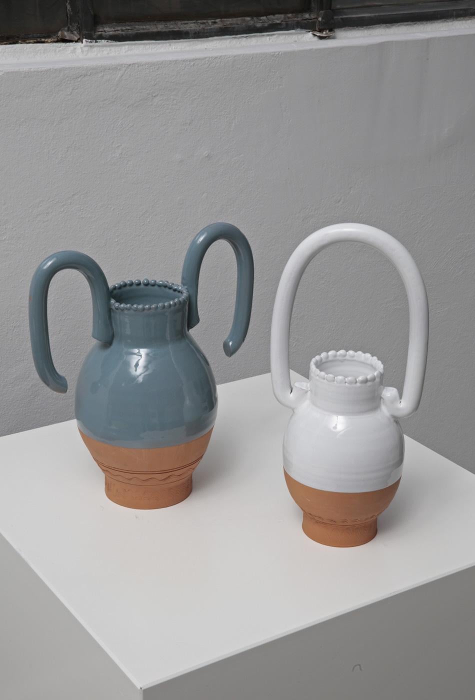 Contemporary Langiu Vase, a Revisitation of the Sardinian Water Jug by Sam Baron For Sale