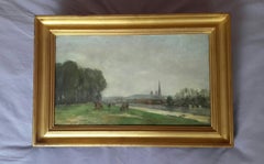 Normandy Rouen Cathedral 19th Century Landscape