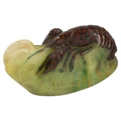 "Langouste" Pâte de Verre Paperweight by Walter and Bergé