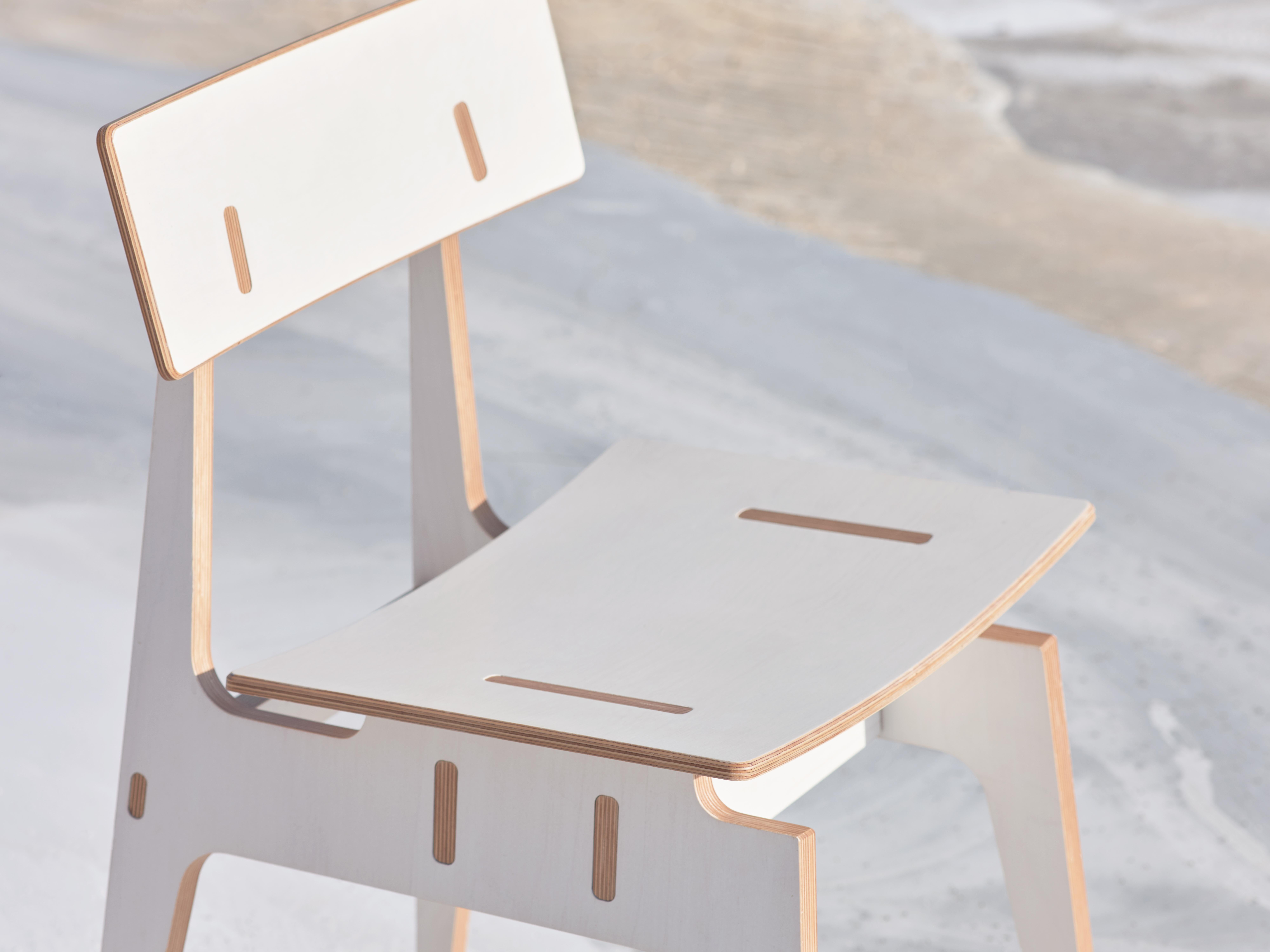 Modern Langskip and Leidangskip Chair made from Birch Multiplex Boards For Sale