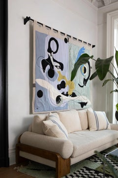 Languid Parts Embroidered Tapestry